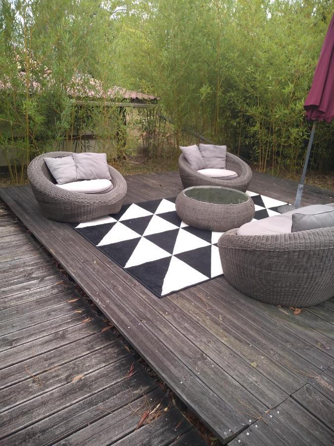 Maison Confortable Avec Terrasse En Bois Au Calme Sans Vis A Vis , 2 Chambres, Sur Un Parc De 4000M2 Arbore Et Clos Pissos 外观 照片